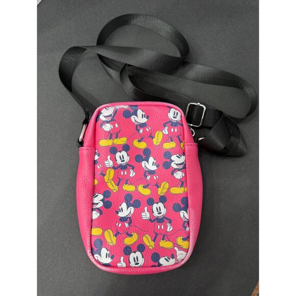 BUCKLE DOWN DISNEY Mickey Mouse ROSE PINK CROSSBODY WALLET SHOULDER BAG - Picture 2 of 15